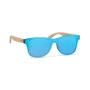 Lunettes de soleil | Bambou | Verres miroir | Protection UV400