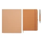 A5 notebook | Recycled leather | 80 sheets | With a pen holder