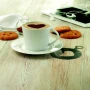 Taza y platillo de capuchino | Porcelana | 160ml | Impresión en cerámica por transferencia