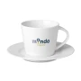 Taza y platillo de capuchino | Porcelana | 160ml | Impresión en cerámica por transferencia