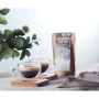 Juego de 2 tazas de café expreso | Caja de papel kraft | 18,5x9,5x6cm | Posavasos de bambú | 90ml