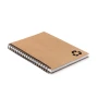 Spiral notebook | Cardboard | 70 sheets | 13x18,5cm | Durable