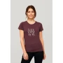 T-shirt à col ras du cou | Coton | Pour femmes