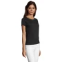 T-shirt à col ras du cou | Coton | Pour femmes