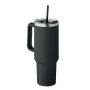 Vaso de doble pared | Acero inoxidable | Pajita | 1,2L | Imitación Stanley