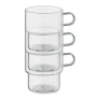 Mug | Verre borosilicate haut | 300ml | Empilable