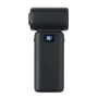 Tragbarer turboventilator | ABS | 3 LED-beleuchtung | 4 stufen windgeschwindigkeit | Batterie 6000mAh