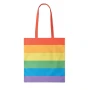 Tote bag | 200gr/m² | Coton | Max 2.5kg | Poignées longues | Arc-en-ciel