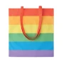 Tote bag | 200gr/m² | Coton | Max 2.5kg | Poignées longues | Arc-en-ciel