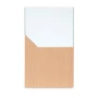 Plaque commémorative | Base en verre et en bois | Cadeau luxueux