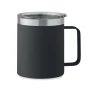 Mug À Double Paroi | Acier Inoxydable | 300 ml | Avec Couvercle Coulissant Pour Boire