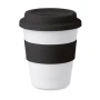 Gobelet | 350 ml | Couvercle et anneau central en silicone | Simple paroi
