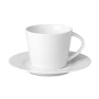 Tasse et soucoupe à cappuccino | Porcelaine | 160ml | Impression par transfert sur céramique