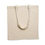 Borsa tote | Cotone 140 g/m² | 38x42 cm | Manici lunghi | Stampa a colori completa