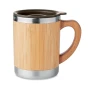 Mug isotherme | Acier inoxydable | 300ml | Avec étui en bambou