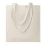Draagtas | 180g/m2 | Cotton | Certified standard | Long handles | Beige