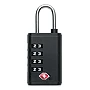 Lucchetto a combinazione TSA | ABS e ferro | Codice a 4 cifre | Accessorio da viaggio