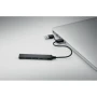 USB hub | Recycled aluminium | 4 ports | 19cm