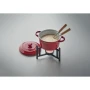 Small fondue set for 2 | Ceramic | 300ml | With 2 metal forks
