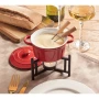 Small fondue set for 2 | Ceramic | 300ml | With 2 metal forks