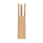 Set de couteaux | Acier inoxydable & bois | 5 pcs | Support inclus