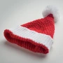 Weihnachtsmütze | Acryl | Gestrickt | Mit Bommel | Festlicher Anlass