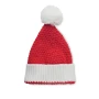 Weihnachtsmütze | Acryl | Gestrickt | Mit Bommel | Festlicher Anlass