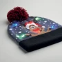 Gorro navideño | Acrílico | De punto | LED
