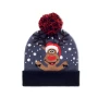 Gorro navideño | Acrílico | De punto | LED