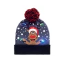 Gorro navideño | Acrílico | De punto | LED