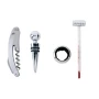 Set à vin 4 pièces | Incl. thermomètre