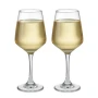 Set di 2 bicchieri da vino | Vetro trasparente | 400ml