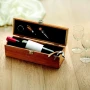 Wine set | Bamboo | 4 pcs | The box can contain 1 bottle
