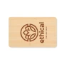 RFID Anti-skimming card | Bamboo | Used an electromagnetic field