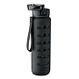 Sports water bottle | Recycled PET | 1 L | Time markings | Flip-top lid
