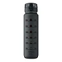 Sports water bottle | Recycled PET | 1 L | Time markings | Flip-top lid
