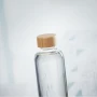 Waterfles | Glas | 650 ml | Bamboe dop