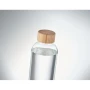 Waterfles | Glas | 650 ml | Bamboe dop