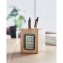 Penholder & LCD Clock | Bamboo | Eco