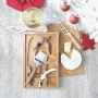 Cheese and wine set | Bamboo | 4 pcs | Perfect gift