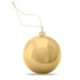 Bola de Navidad | PP | 6cm | Brillante | Bola feliz