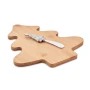 Cheeseboard set | Bamboo | Tree-shaped | Knife cheese spreader included
