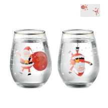 Verres de Noël | Lot de 2 | 330ml