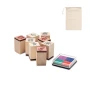 Weihnachtsstempel | Holz | 8er Set | 4 verschiedene Farben