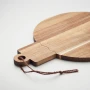 Houten serveerplank | Acaciahout | Natuurlijk product | Kerstbalvorm