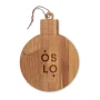 Houten serveerplank | Acaciahout | Natuurlijk product | Kerstbalvorm