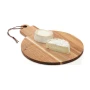 Houten serveerplank | Acaciahout | Natuurlijk product | Kerstbalvorm