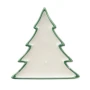 Bougie | Cire végétale & céramique | Durée de combustion : 4h | 2 mèches | En forme de sapin de Noël