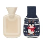 Wärmflasche | Gummi | 250ml | Mit Weihnachts-Pullover
