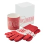 Winter gift set | Ceramic | Mug, touch screen gloves and matching box | Perfect gift